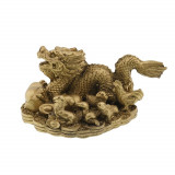 Statueta feng shui dragon cu animalele zodiacului chinezesc din rasina 12cm