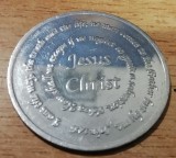 S C7 19 - jeton - tematica religioasa - Citat din Biblie - John 3.16