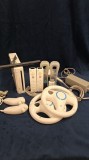 Nintendo Wii Modat+550 jocuri+2Manete+2Nunchuck+2Volane+Accesorii+HDMI