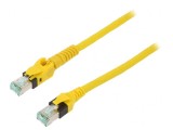 Patch cord galben S/FTP Cat6a 7,5m