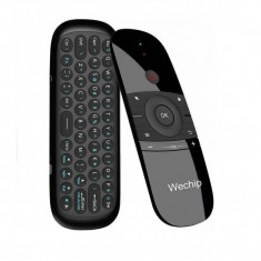 Tastatura cu mouse si telecomanda Wechip, wireless Negru foto