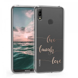 Husa pentru Huawei Y7 (2019) / Y7 Prime (2019), Silicon, Rose Gold, 49254.05