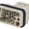 Conector HDC inserturi contact tată Han Q PIN 18 17 PE HARTING