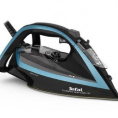 Fier de calcat Tefal Turbo Pro Anti-Calc FV5695E1, 3000 W, 0.3 L (Negru/Albastru)