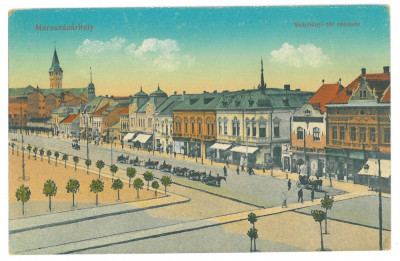 3797 - TARGU-MURES, Market, Romania - old postcard - unused - 1915 foto