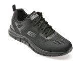 Cumpara ieftin Pantofi sport SKECHERS negri, TRACK, din material textil