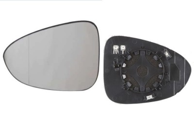 Geam oglinda exterioara cu suport fixare Opel Zafira Tourer, 01.2012-, Stanga, incalzita; geam asferic; cromat, View Max foto