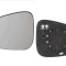 Geam oglinda exterioara cu suport fixare Opel Zafira Tourer, 01.2012-, Stanga, incalzita; geam asferic; cromat, View Max
