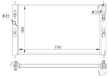 NRF 59260 Radiator, racire motor