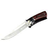 Cutit de vanatoare militar Finka Foxter, 27 cm, otel si lemn, teaca inclusa