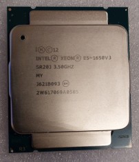 Se evand 2 procesoare SEVER INTEL XEON E5 1650V3 si INTEL XEON SLBV2 3,33
