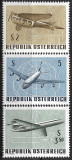 B1953 - Austria 1968 - Aviatie 3v.neuzat,perfecta stare, Nestampilat