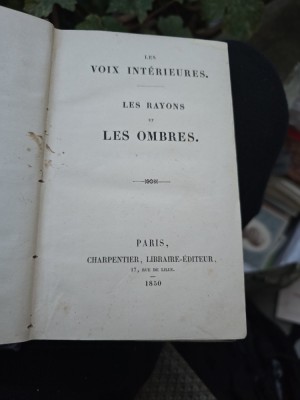 Les Voix Int&amp;eacute;rieures, Les Rayons et Les Ombres - Necunoscut foto