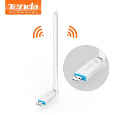 Tenda 150mbps wireless usb adapter u1 interface: usb2.0 1* 1.6dbi standard and protocol: ieee 802.11b foto