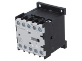 Contactors: 4-polar NC NO x3 24VDC 12A for DIN Rail 6K, Finder