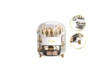 Suport organizator produse cosmetice cu capac compartimente 30x16x32cm