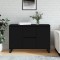 vidaXL Servantă, negru, 104x35x70 cm, lemn prelucrat