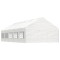 Gossi foisor cu acoperis, alb, 11,15x5,88x3,75 m, polietilena