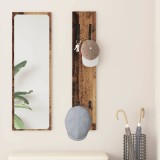 vidaXL Răcător de paltoane montat pe perete Lemn vechi Lemn compozit 874465