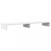 Suport monitor, alb, 100x27x10 cm, lemn prelucrat
