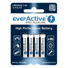 Baterii LR03 AAA everActive Pro 4 buc in blister