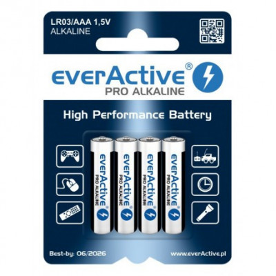 Baterii LR03 AAA everActive Pro 4 buc in blister foto