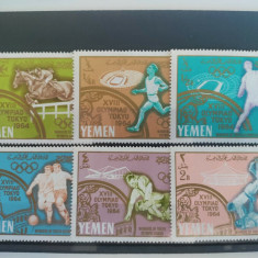 YEMEN, SPORT TOKYO - SERIE COMPLETĂ MNH