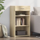 Gossi dulap, stejar sonoma, 50x42,5x93 cm, lemn prelucrat