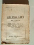 Studii istorico-filosofice- Ioan Petrovici