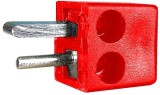 Conector boxe 2 pini, tata, pe cablu - 123601