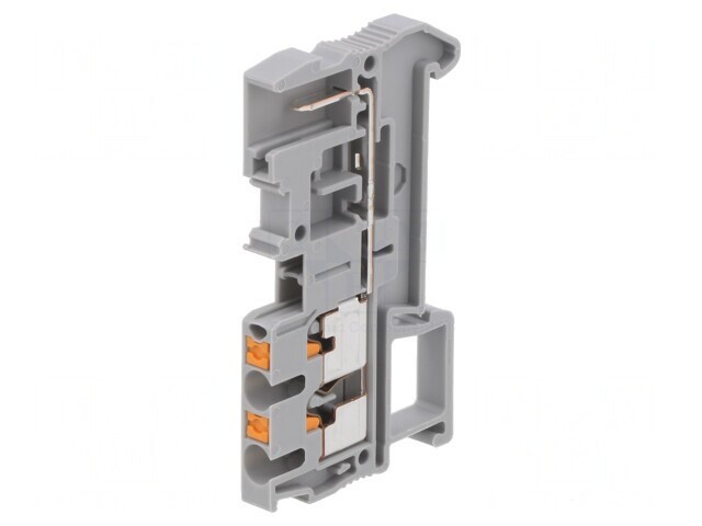 Conector &Icirc;mbinare Șine 0,14-4mm2 3 Borne Gri Push-In