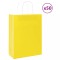vidaXL Pungi de h&acirc;rtie 50 buc cu m&acirc;nere galbene 26x12x35 cm 4101772