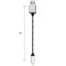 Cablu date Star USB la Lightning 1M Aluminiu alb + negru