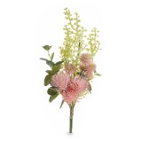 Cumpara ieftin Floare artificiala roz verde 46 cm