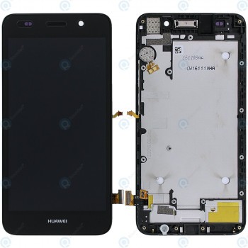 Huawei Y6 (SCL-L31, SCL-L21) Unitate de afișare completă neagră 02350LRA foto