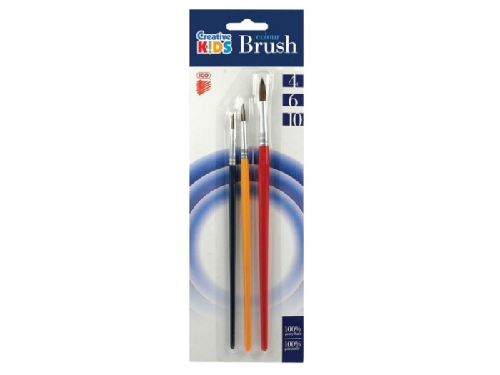 Pensule marime 4/6/10 ICO CK 3/set