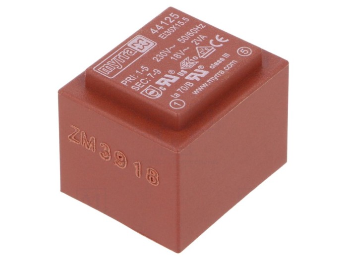 Transformator &icirc;ncapsulat 2VA 230V 18V