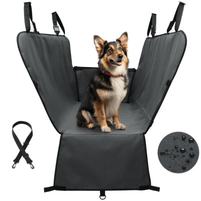 Husa auto pentru scaun caini Navaris, 4 pereti de protectie, waterproof, NAV0000272C001C foto