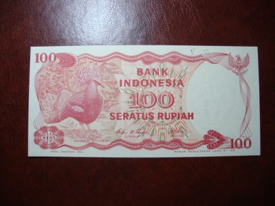 IDONEZIA 100 RUPII 1984 UNC foto