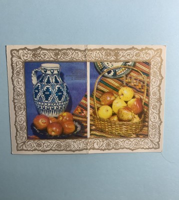 Calendar 1973 legume fructe foto