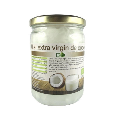 Ulei de Cocos Extra Virgin Presat la Rece Bio 500 mililitri Deco Italia foto