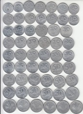 UNGARIA - LOT C - 170 MONEDE DIF.: 2 FILLER 1963 - 5 FORINT 2015 LM1.32