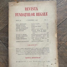 Revista Fundatiilor Regale Anul II 1 Noiembrie 1935 Nr. 11