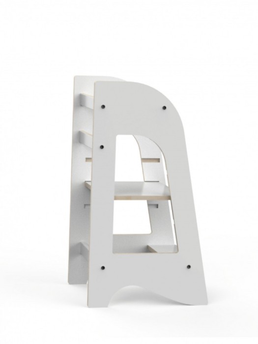 Turn de invatare mamatoyz learning tower din mdf, alb