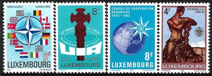 B2641 - Luxemburg 1983 - Evenimente 4v.,neuzat,perfecta stare