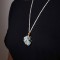 Colier plasa stil macrame pentru pietre semipretioase
