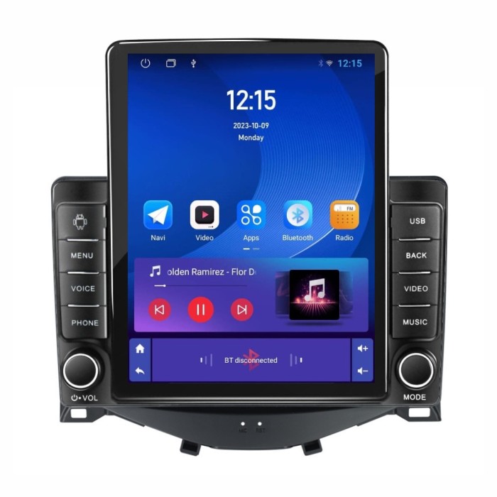 Navigatie dedicata cu Android Toyota Aygo 2014 - 2022, 1GB RAM, Radio GPS Dual