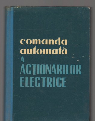 C9058 COMANDA AUTOMATA A ACTIONARILOR ELECTRICE - A.A. SIROTIN foto