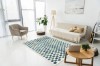 Covor Belgian, Makati 23518, Alb/Albastru, Diverse Dimensiuni - 123x170
