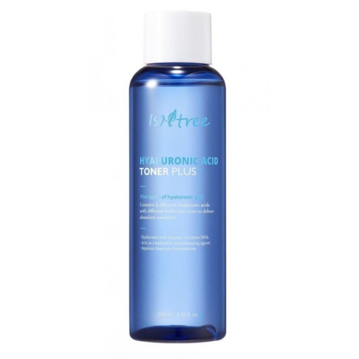 Isntree Hyaluronic Acid Toner Plus tonic facial cu 5 tipuri de acid hialuronic 200 ml